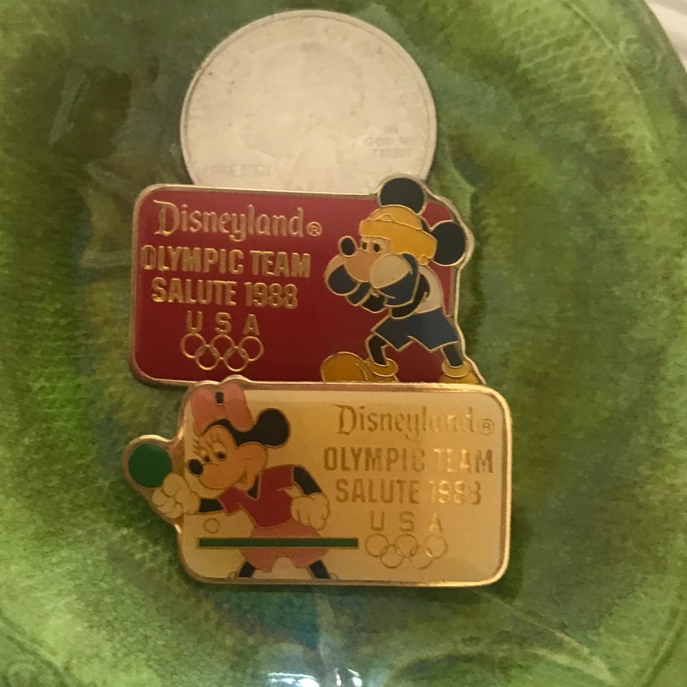 Disney Olympic Team Salute Pins 1988